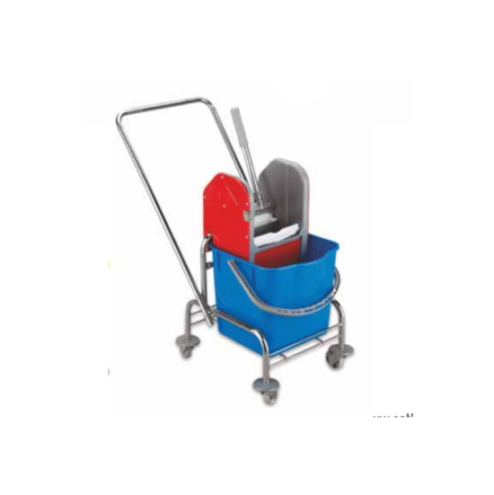 TEMİZLİK SETİ METAL GÖVDE PLASTİK PRES TEK KOVALI